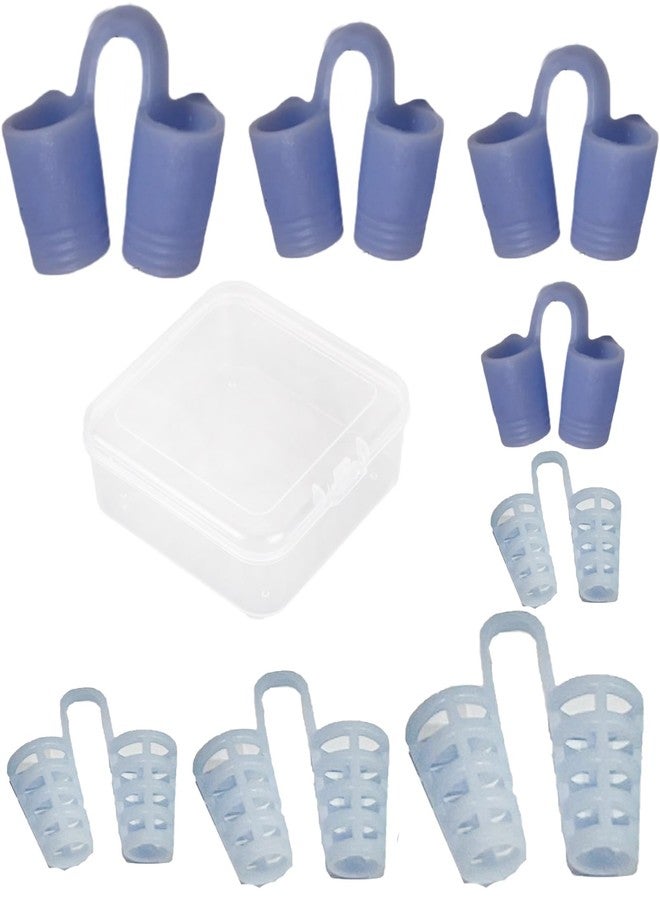 Zbdroxygen 8PCS Snoring Stopper for Men, Anti Snoring Nose Clip, Snore Stopper for Women, Snoring Stopper for Sleeping, 2 Styles with 4 Sizes, Includes Storage Box - Image 1