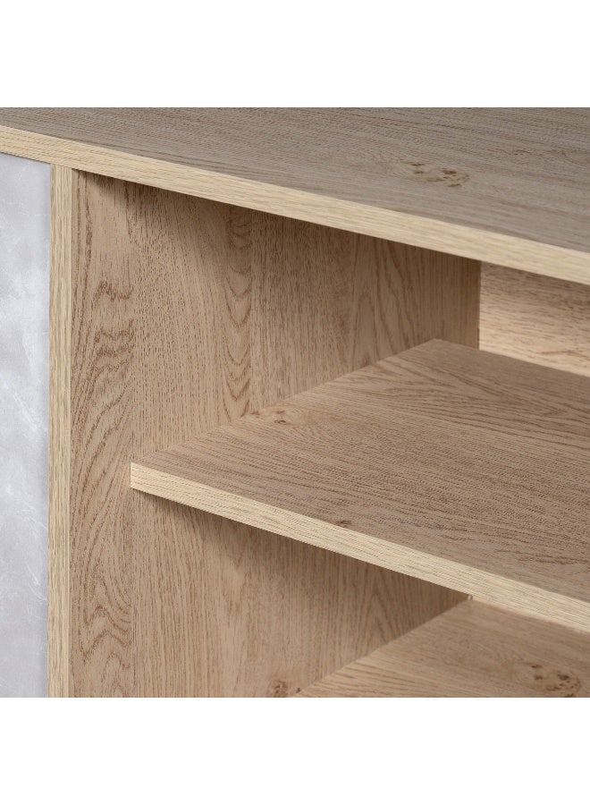 Home Box Harlo TV Unit for 70 Inch TV - Light Wood - Image 5