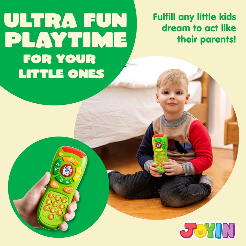 JOYIN Baby Toy Phone, Remote and Smartphone with Music, Fun Learning Musical Toys for Babies, Boys or Girls, Holiday Stocking Stuffers, Birthday Gifts for Kids, Gift for Christmas - Image 2