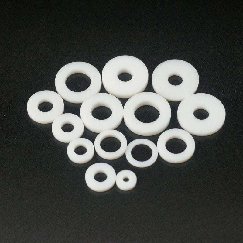 PTFE Flat Washer Gasket Set 50Pcs Size 18x10x3mm For Pressure Gauge - Image 5