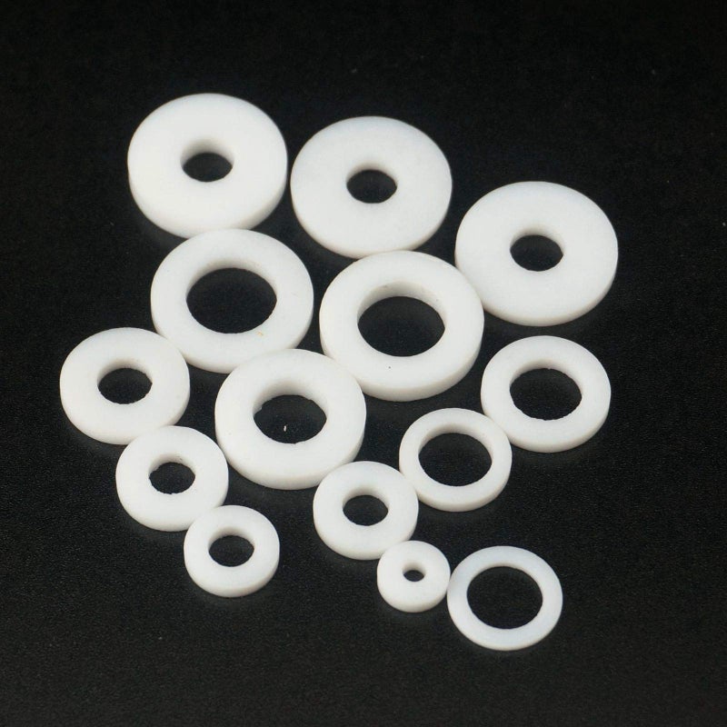 PTFE Flat Washer Gasket Set 50Pcs Size 18x10x3mm For Pressure Gauge - Image 2