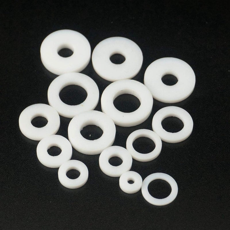 PTFE Flat Washer Gasket Set 50Pcs Size 18x10x3mm For Pressure Gauge - Image 1