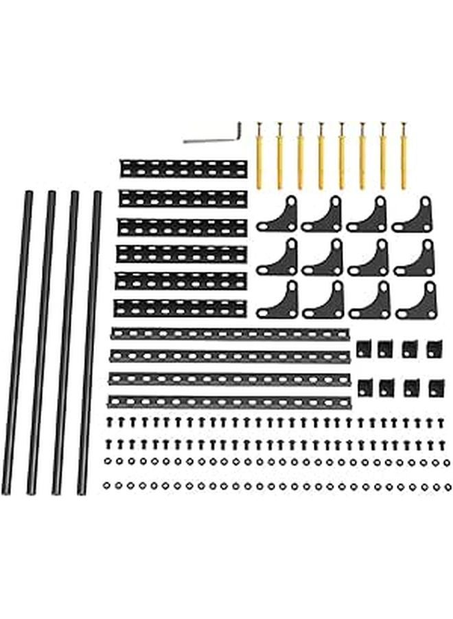 Double Tier Aluminum Alloy 3D Printer Filament Wall Mount Rack Holds 12 Rolls 200mm Spool - Image 1