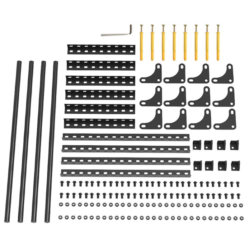 Double Tier Aluminum Alloy 3D Printer Filament Wall Mount Rack Holds 12 Rolls 200mm Spool - Image 2