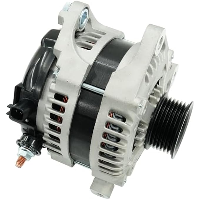 WELLBOX Alternator for Dodge Grand Caravan 2008-2010, for Chrysler Town & Country 2008-2010, Voyager 2008, for Jeep Wrangler 2007-2008, VW Routan 2009-2010 3.3L 3.8L, 160Amp CW 12V OE 7B0903015, 90-29-5700 - Image 1