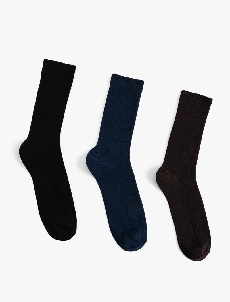 كوتون 3 Pack Socket Socks