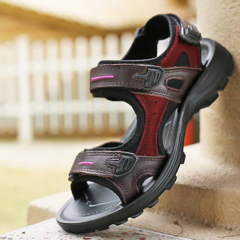 Children'S Leather Sandals With Soft Sole - Image 2