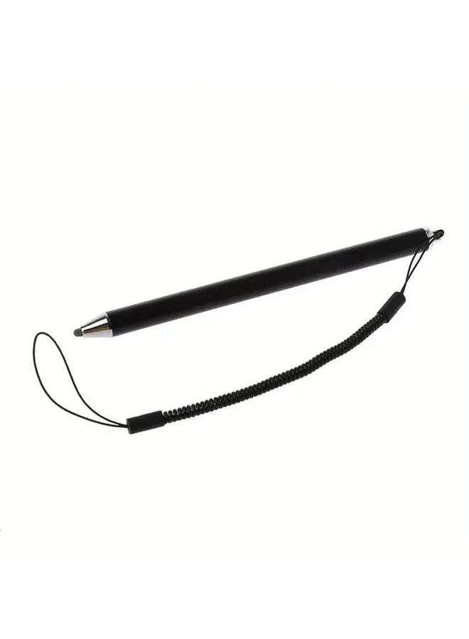 1PC Anti Lost Lanyard Touch Screen Stylus Pen Fiber Tip Micro Mesh For Smartphone Tablet Black No Battery Required - Image 4