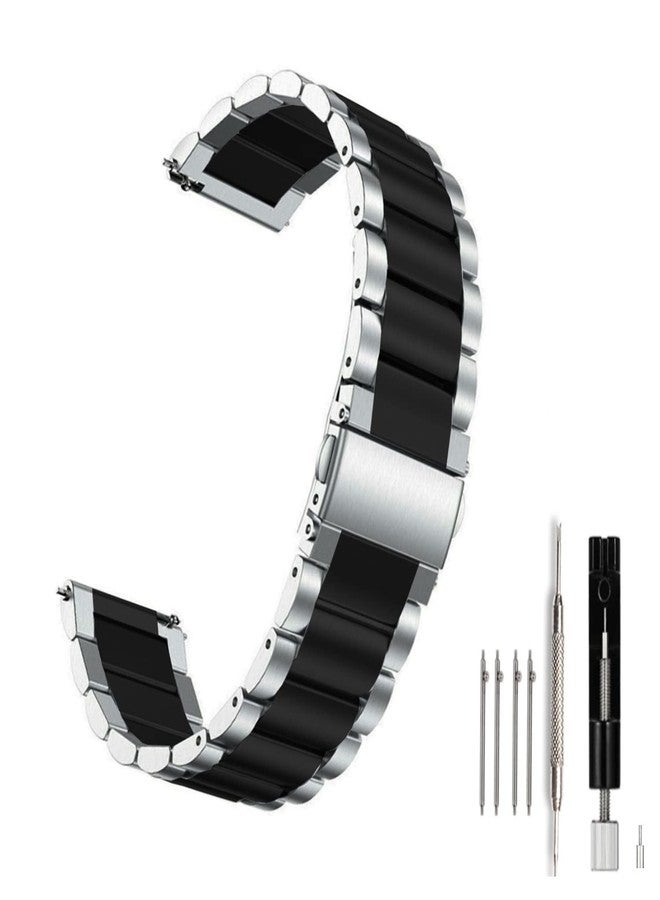 MORANO Moran Stainless Steel Watch Band Quick Release Replacement Metal Strap 20mm 22mm for Men Women - Image 1