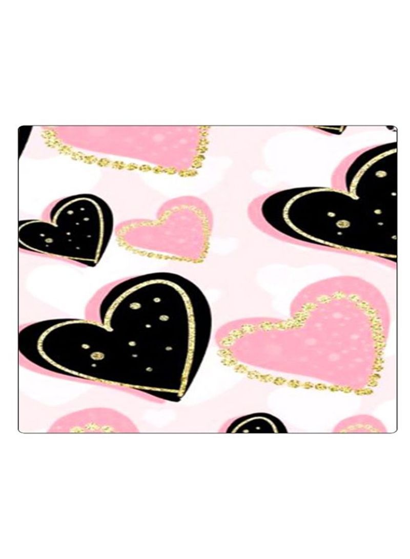 RKN Printed Anti-Slip Gaming Mouse Pad Black/Pink/Gold