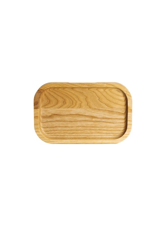 Loveramics Er-go! System 25cm Rectangular Wood Platter S Natural, Solid Ash Wood Premium Serving Tray Designed by Simon Stevens