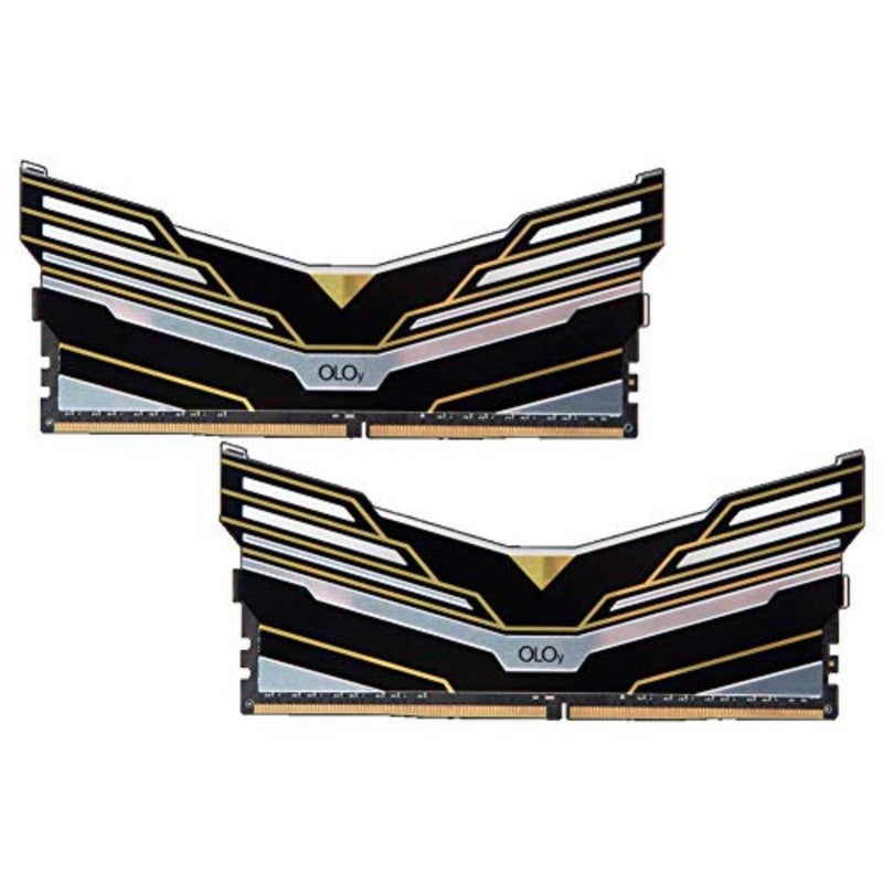 Gaming desktop DDR4 RAM 16GB 2x8GB,black Warhawk Aura Sync RGB, 3200 MHz CL16, 1.35V, aluminum heatsink, low-profile design - Image 3