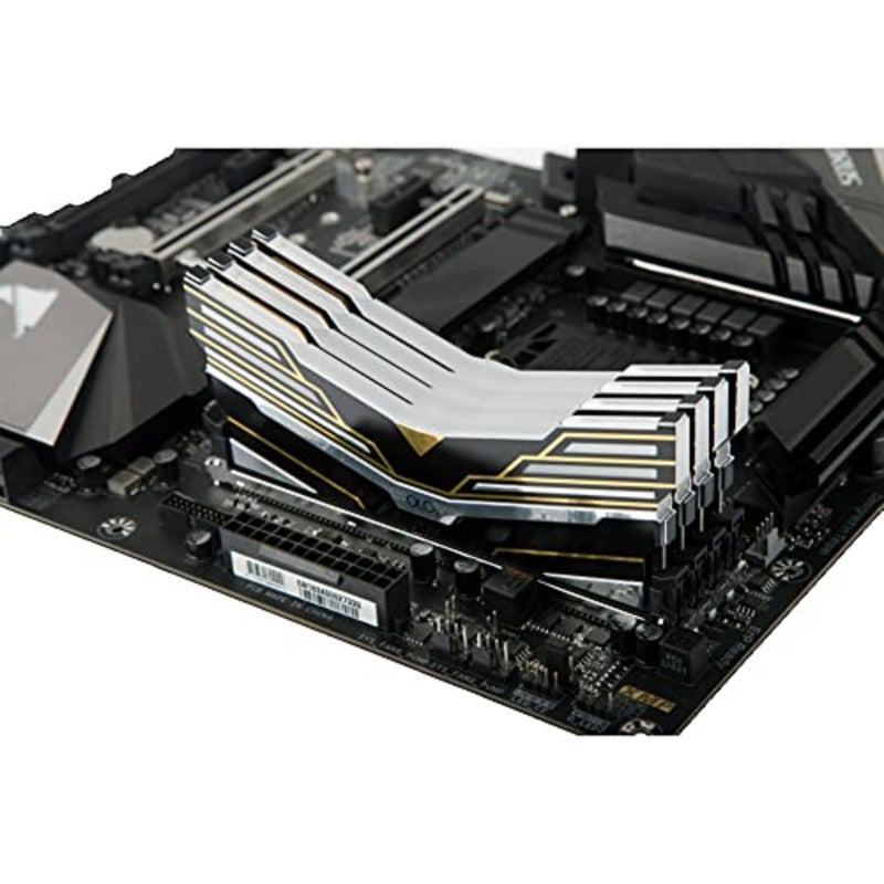 Gaming desktop DDR4 RAM 16GB 2x8GB,black Warhawk Aura Sync RGB, 3200 MHz CL16, 1.35V, aluminum heatsink, low-profile design - Image 5