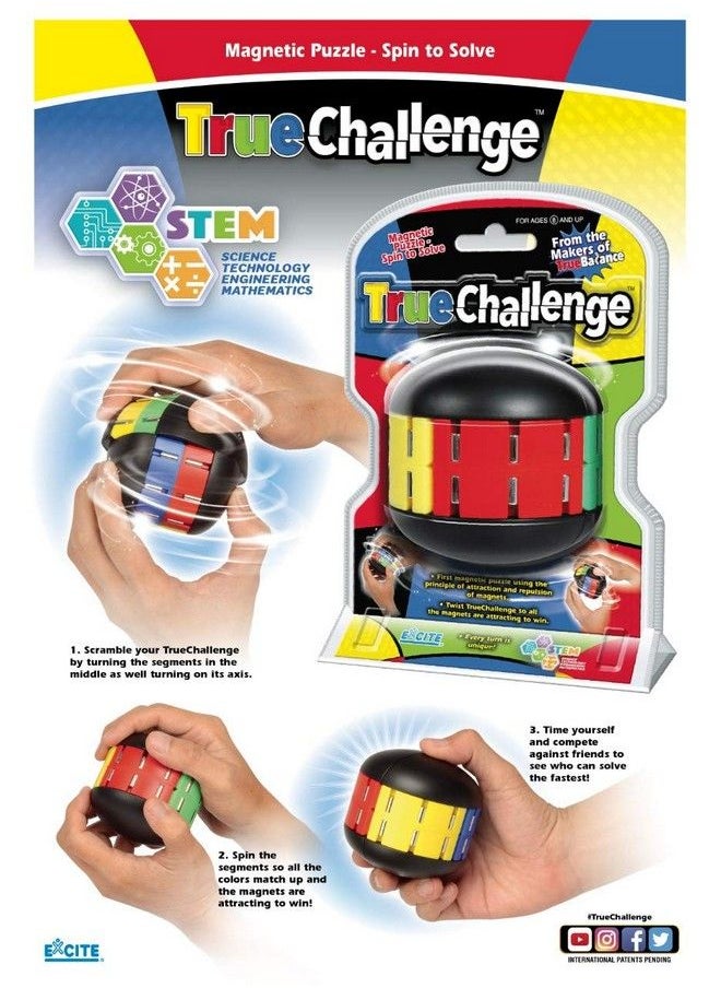 Truechallenge By Truebalance Is The Ultimate Magnetic Puzzle Game Spin To Solve. Nothing Beats The Challenge And Exhilaration Of Solving Puzzles. Best Coordination And Stem Learning Toy On The Market