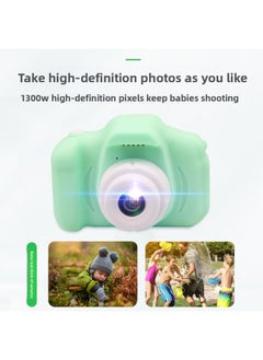 Generic Explosions X2 Mini Children's Digital Camera Toys Can Be Photographed Direct HD Baby Camera-Body Color:Green HD Dual Camera  - Image 3