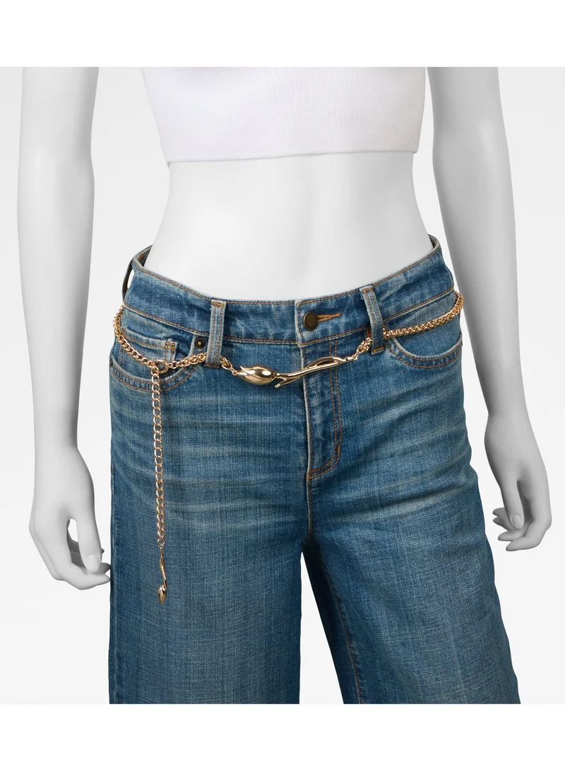 الدو SAHARAGLO Gold-Tone Belt