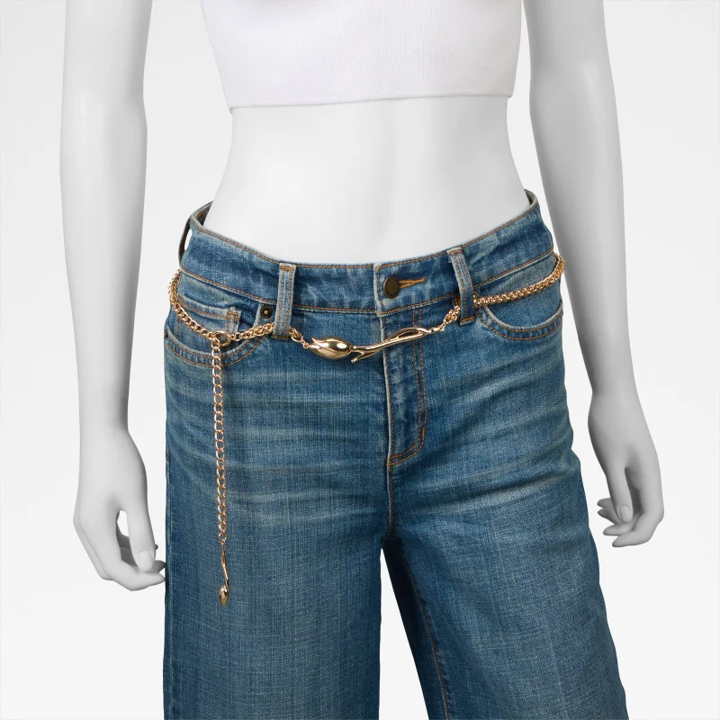 الدو SAHARAGLO Gold-Tone Belt