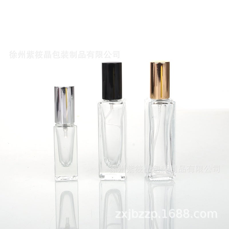 10Ml Square Perfume Bottle Clear Glass Perfume Sample Bottle Cosmetic Spray Bottle 5Ml Perfume Bottles - Image 5