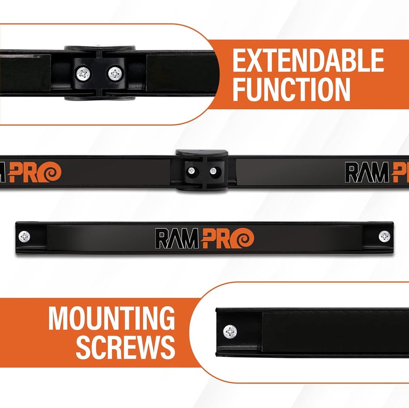 Ram-Pro 12" Magnetic Tool Holder Strip - A Tool Magnet Bar for Garage Organization, Shop Organization, and Workbench Accessories - Best Gift for Men - Easy To Install in Workshop - Mounting Screws Included. - Image 4