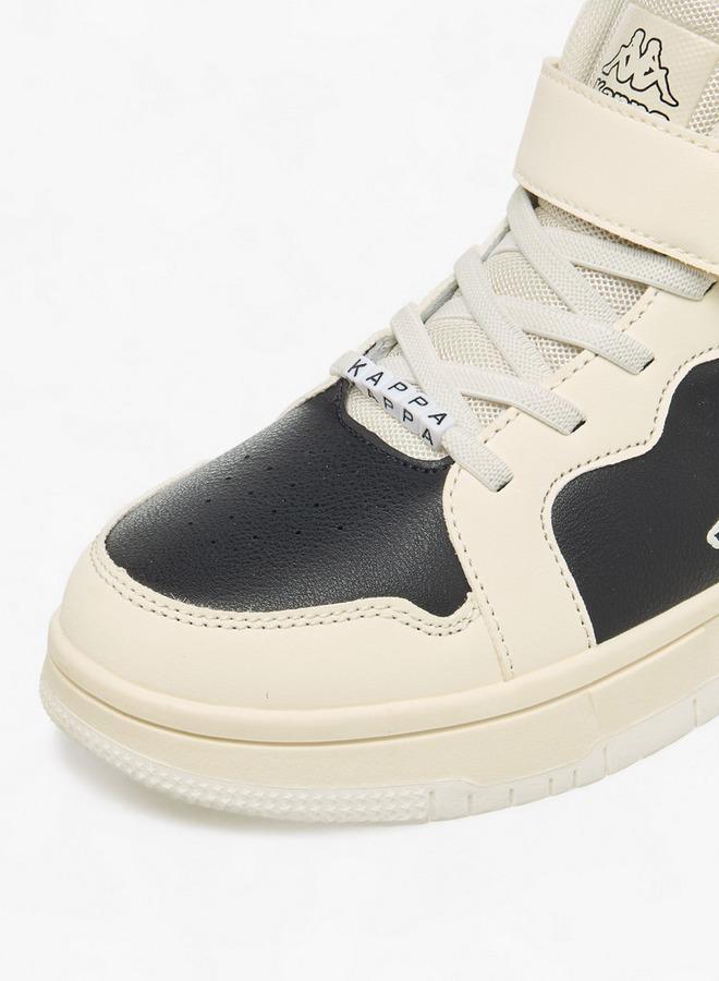 Kappa Boys Colourblock Hook And Loop High Top Sneakers - Image 4