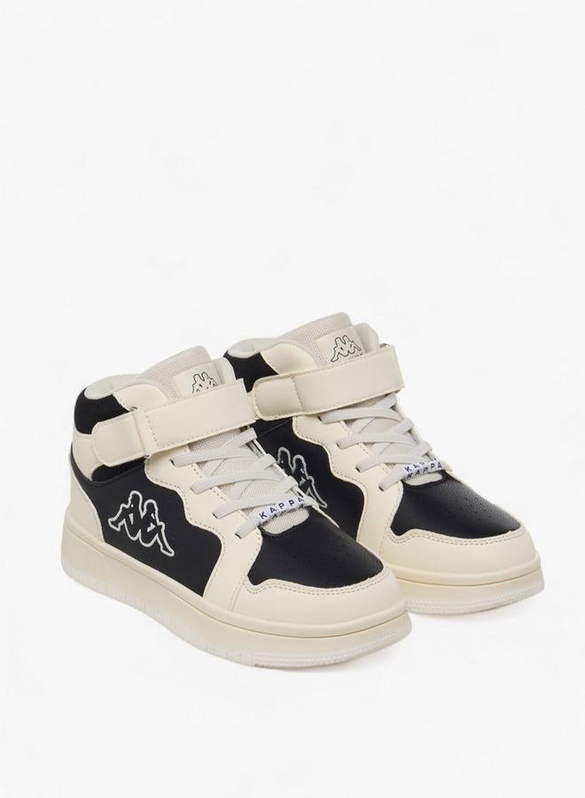 Kappa Boys Colourblock Hook And Loop High Top Sneakers - Image 1