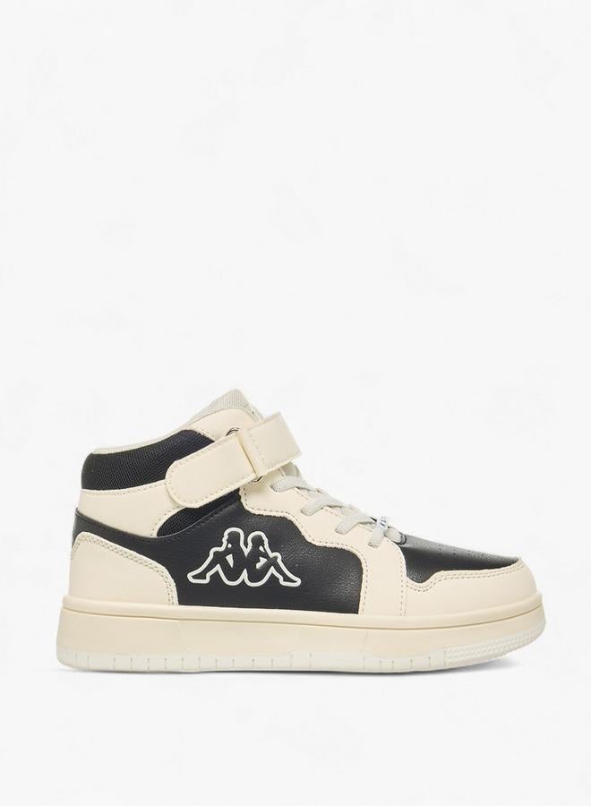 Kappa Boys Colourblock Hook And Loop High Top Sneakers - Image 3