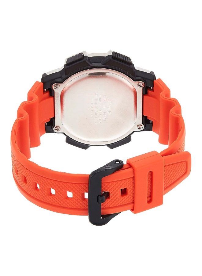 CASIO Men Resin Digital Watch AE-1000W-4BVDF - 44 mm - Orange - Image 2