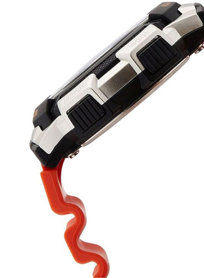 CASIO Men Resin Digital Watch AE-1000W-4BVDF - 44 mm - Orange - Image 3