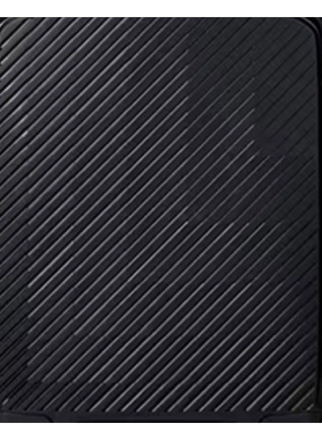 إن كي أكس مجموعة أنيقة وعملية من 3 قطع من حقائب السفر الصلبة باللون الأسود مقاس 20*24*28 بوصة - Image 4