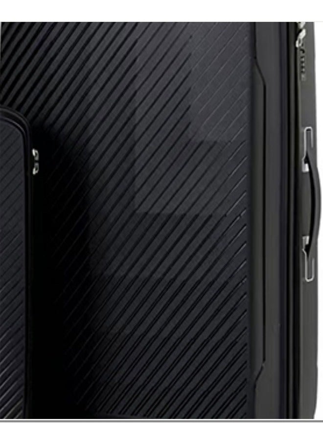 إن كي أكس مجموعة أنيقة وعملية من 3 قطع من حقائب السفر الصلبة باللون الأسود مقاس 20*24*28 بوصة - Image 5