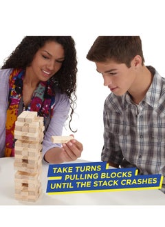 Classic Jenga Game, Genuine Hardwood Blocks, Jenga Stacking Tower Party Game For Family And Kids 9 x9 x 18.91 Centimeter - pzsku/Z843966E26F95BF2F5DA3Z/45/_/1721227546/4da9828c-c653-44e3-ba72-1190819b1d22