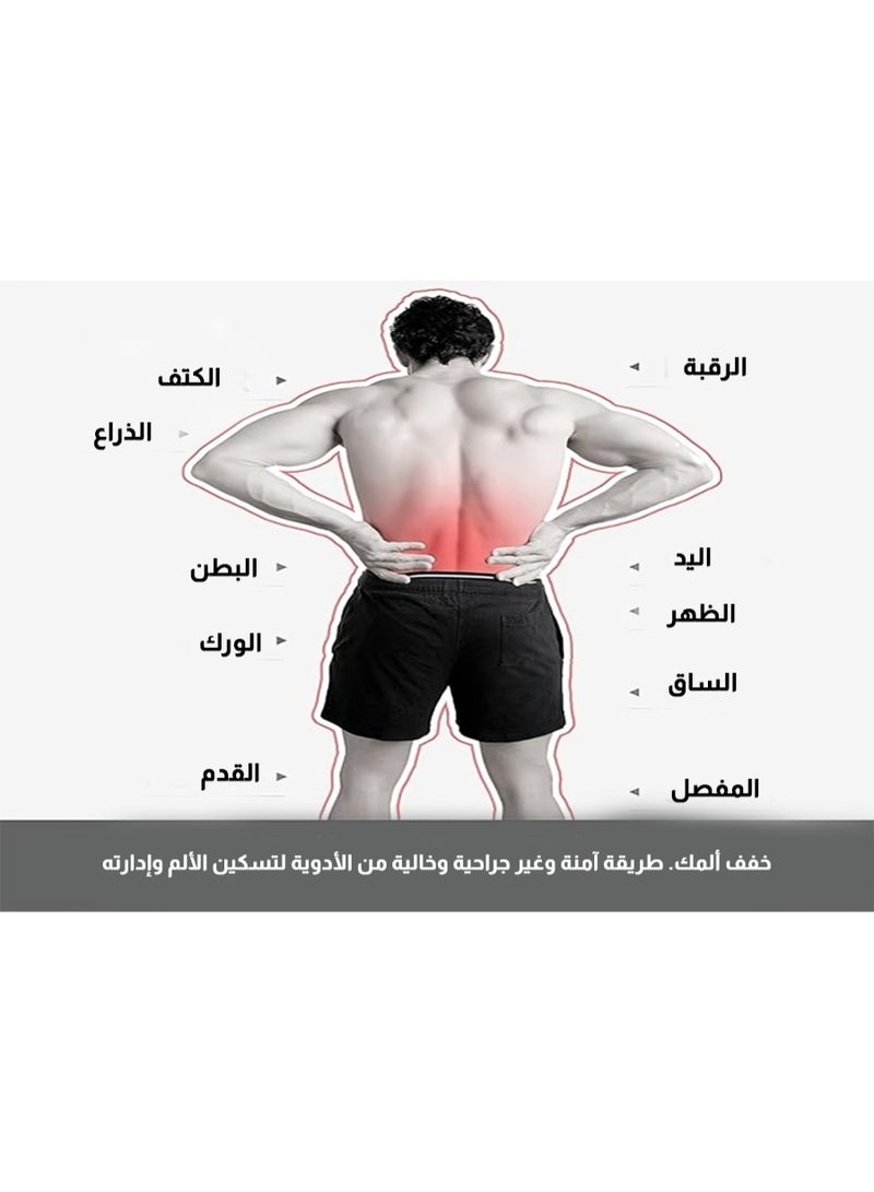 Relax Smart Dual Channel Muscle Stimulator with Adhesive Electrode Pads – Portable TENS and EMS Device for Muscle Activation and Relaxation - Image 4