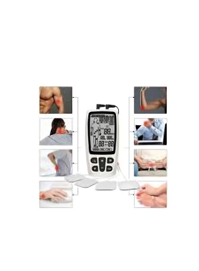 Relax Smart Dual Channel Muscle Stimulator with Adhesive Electrode Pads – Portable TENS and EMS Device for Muscle Activation and Relaxation - Image 1