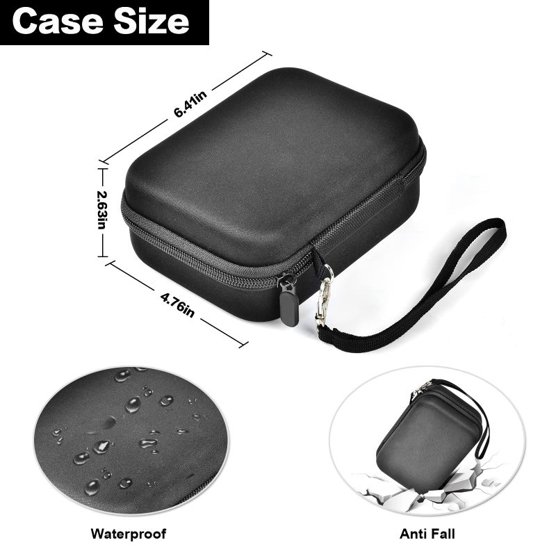 Comecase Cards Holder Case Compatible with SKYJO/for Bicycle Playing Cards/for Five Crowns/for UNO/for Phase 10 Playing Cards, Card Game Storage Organizer Holds Up to 400 Cards - Red(Box Only) - Image 4