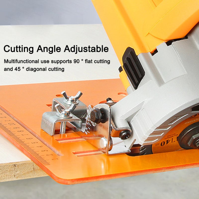 Cutting Machine Base Plate 250mm Orange Hole-free Installation - Hole Upgrading Multifunctional Base Plate for 4-inch Marble Machines Gong Machines Trimming Machines - Image 5