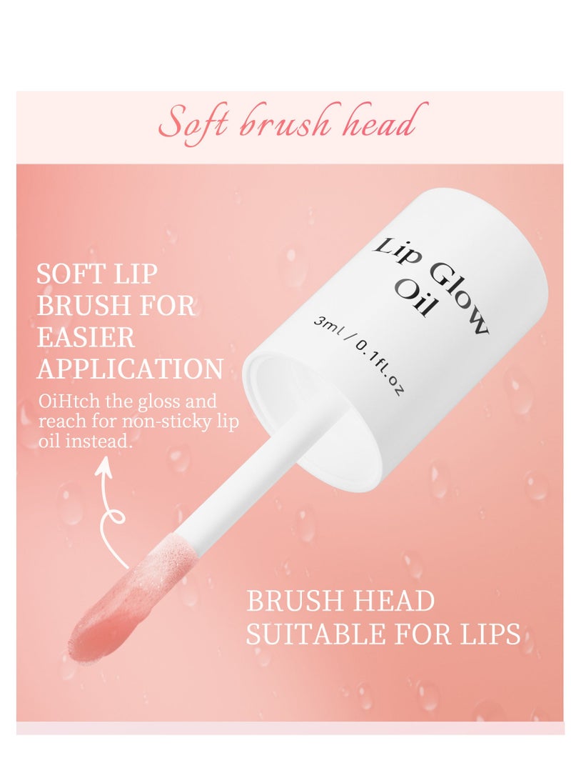 HelloKiss Raspberry Lip Glow Oil | Korean Lip Oil To Soothe Dry Lips | Skincare, Vegan, Cruelty-free, PETA Certified, Paraben-free, Mineral-Oil free - Image 3