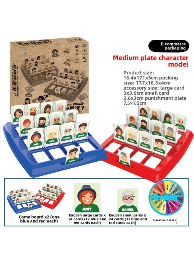 Guess Who I Am Board Game Kidsren's Educational Logical Reasoning Game Guess The Character Family Interactive Board Game Chess And Card Toys