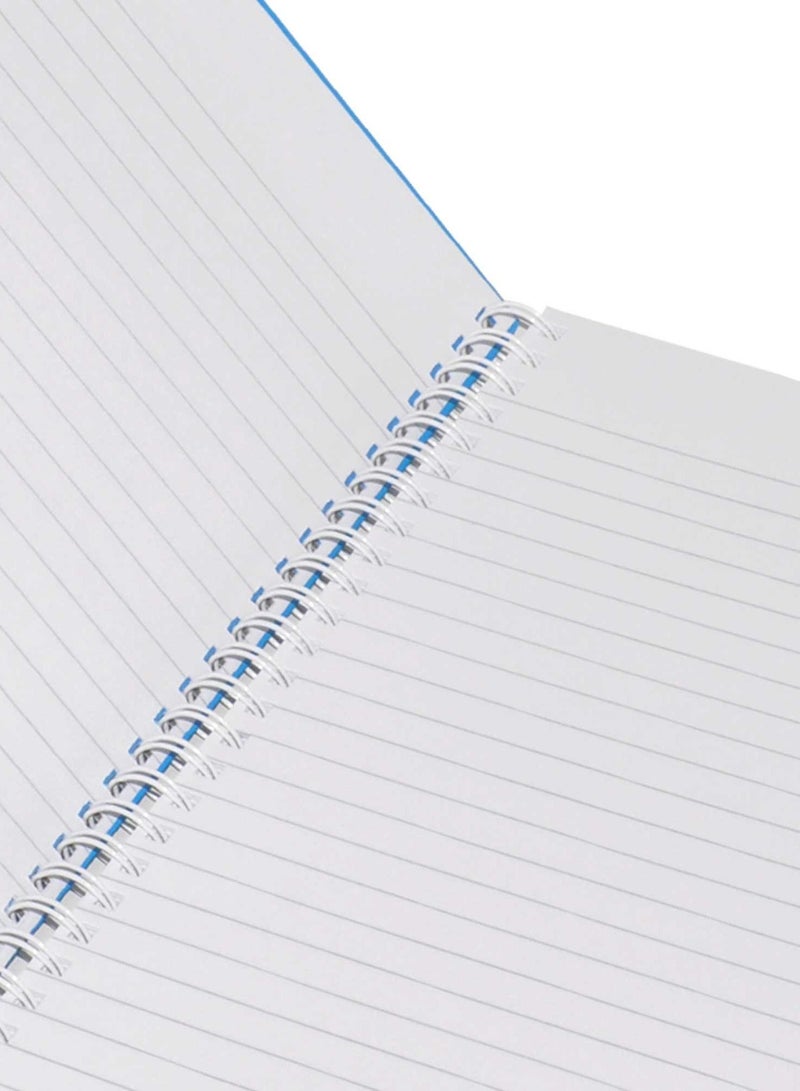 FIS LIGHT Pack of 5  Spiral Hard Cover Note Book 100 Sheets. Size 10X8 Inches (25.4 X 20.32 Cm)  -LINBS1081001304 - Image 2