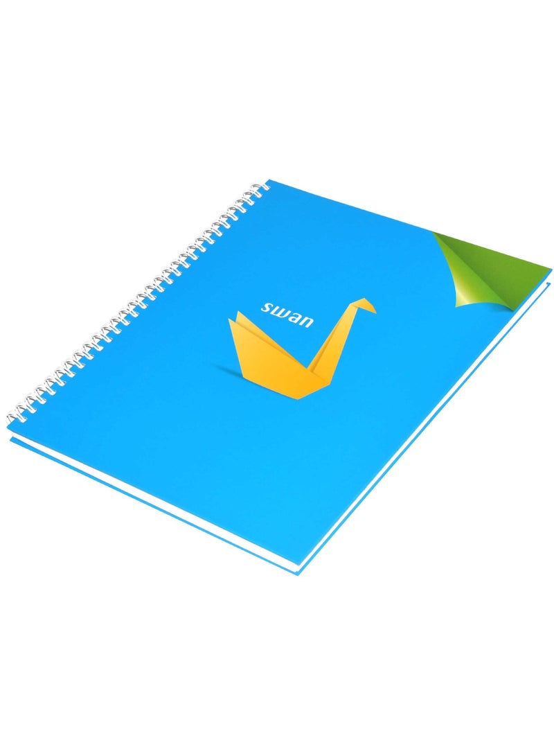 FIS LIGHT Pack of 5  Spiral Hard Cover Note Book 100 Sheets. Size 10X8 Inches (25.4 X 20.32 Cm)  -LINBS1081001304 - Image 4