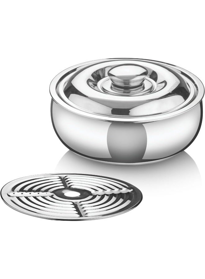 Signoraware Casserole Serving Bowl Container with Coaster, Insulated Stainless Steel with Insulated - Image 1