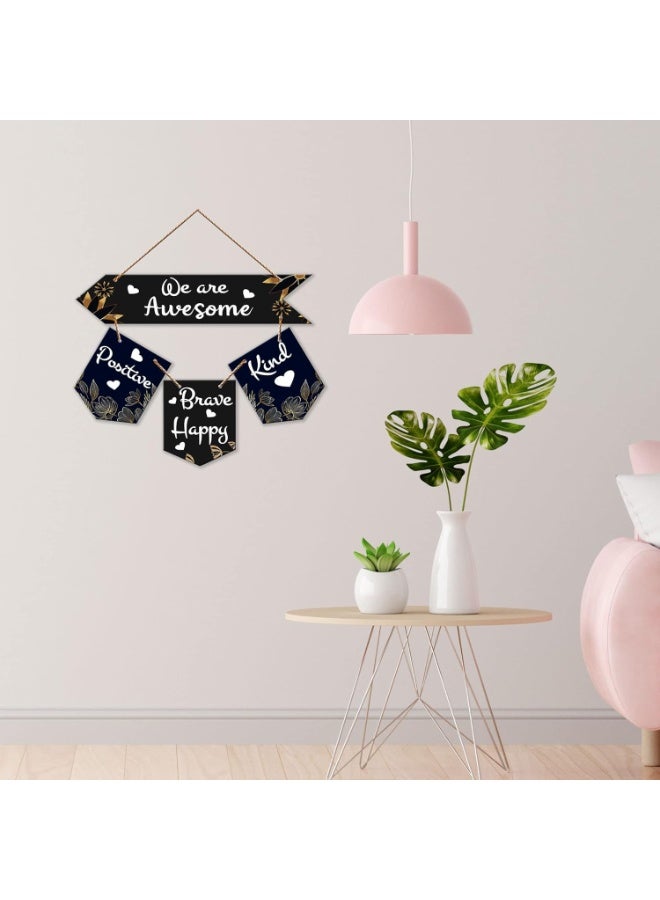 Artvibes Wall Hanging Home Decorative Wall Art for Living room | Bedroom | Gifts | Wall Hanger for Decoration | Modern Decor | Artwork | Wall Sculpture | Signs & PlaquesArt Print (WH_6421NR) - Image 3