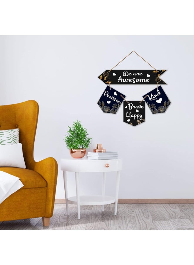 Artvibes Wall Hanging Home Decorative Wall Art for Living room | Bedroom | Gifts | Wall Hanger for Decoration | Modern Decor | Artwork | Wall Sculpture | Signs & PlaquesArt Print (WH_6421NR) - Image 2