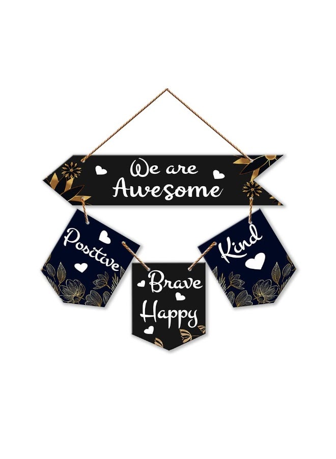 Artvibes Wall Hanging Home Decorative Wall Art for Living room | Bedroom | Gifts | Wall Hanger for Decoration | Modern Decor | Artwork | Wall Sculpture | Signs & PlaquesArt Print (WH_6421NR) - Image 1
