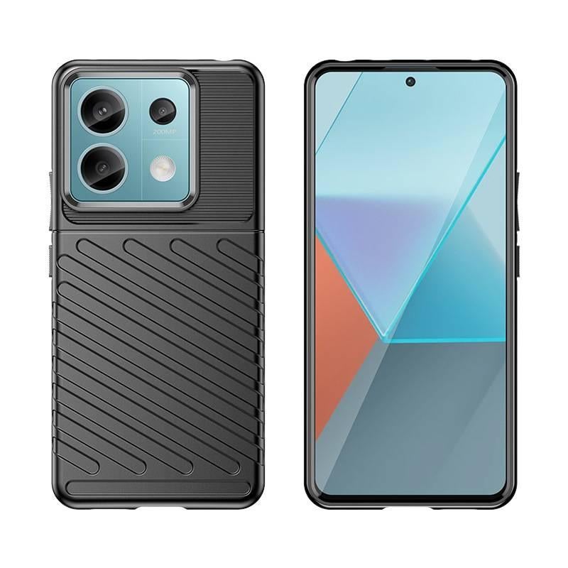 Silicone Protective Case for Redmi Note 13 with Shockproof and Drop Protection plus Shockproof plus Kickstand plus Strong Magnetic in Blue - Image 4