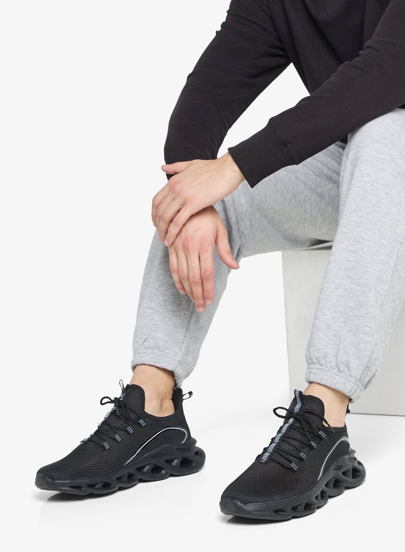 Seventy Five Elevated Outsole Knitted Sneakers - Image 1