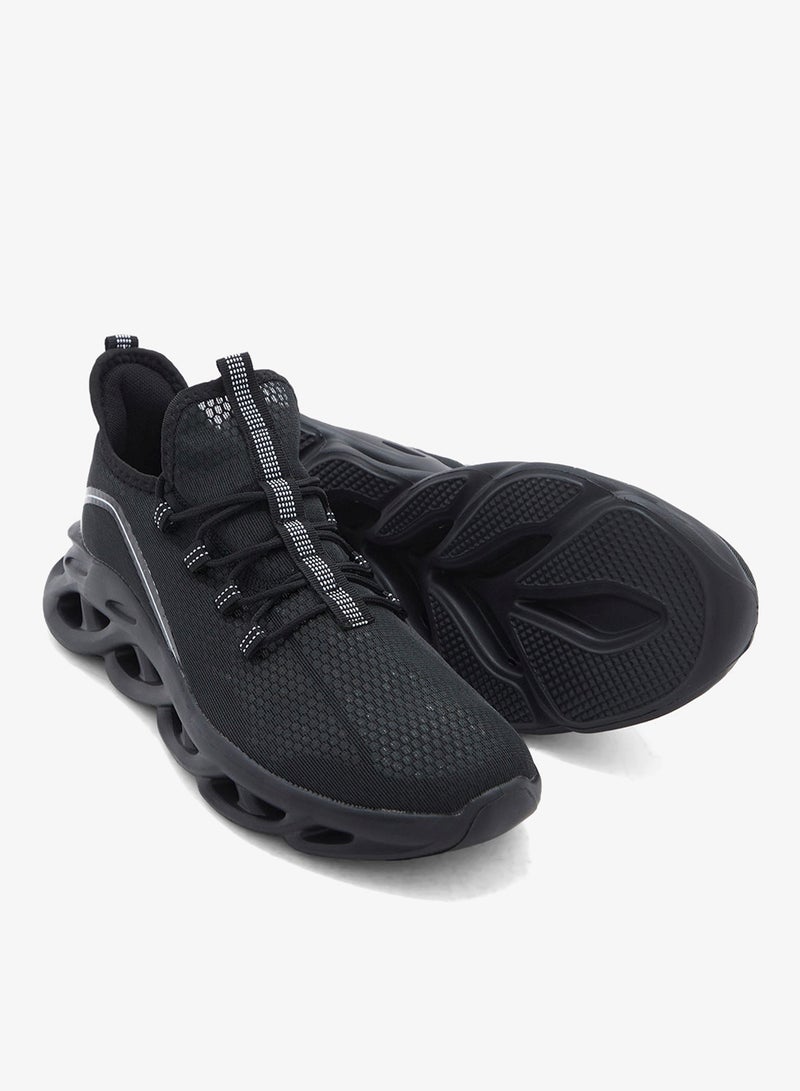Seventy Five Elevated Outsole Knitted Sneakers - Image 3