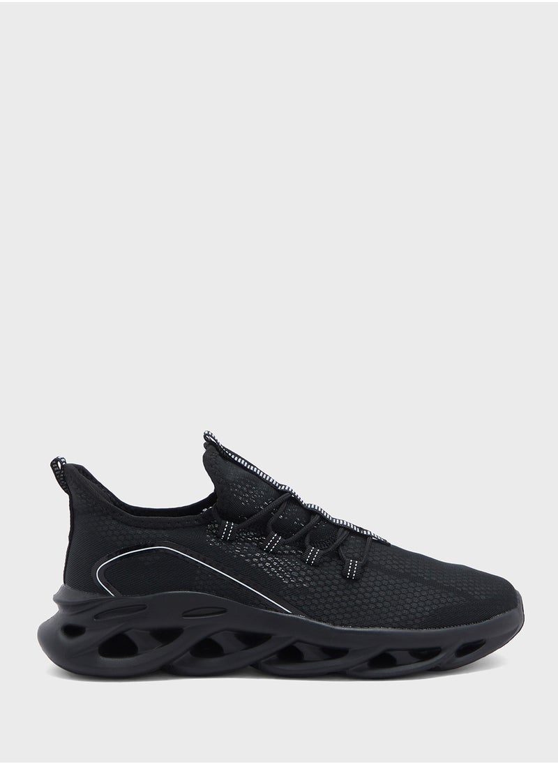 Seventy Five Elevated Outsole Knitted Sneakers  - Image 1
