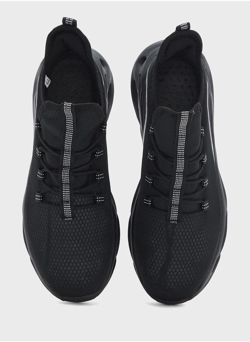Seventy Five Elevated Outsole Knitted Sneakers