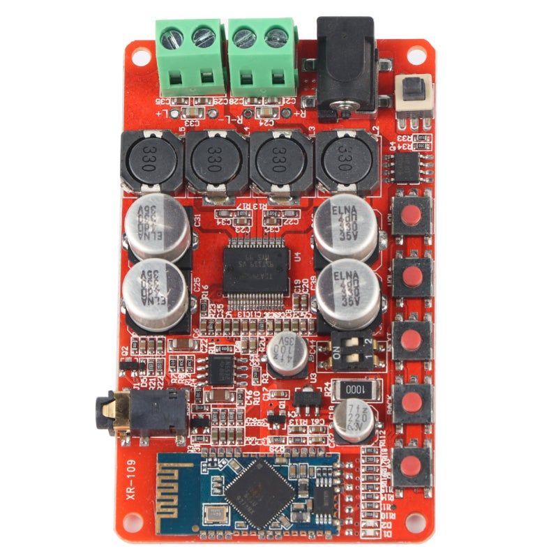 St Bluetooth Audio Amplifier Board: 50W+50W Dual Channel Stereo - High Quality TDA7492P Chip, CSR8635 Bluetooth 4.0 Module for 4/6/8/16 Ohm Speakers - Image 1