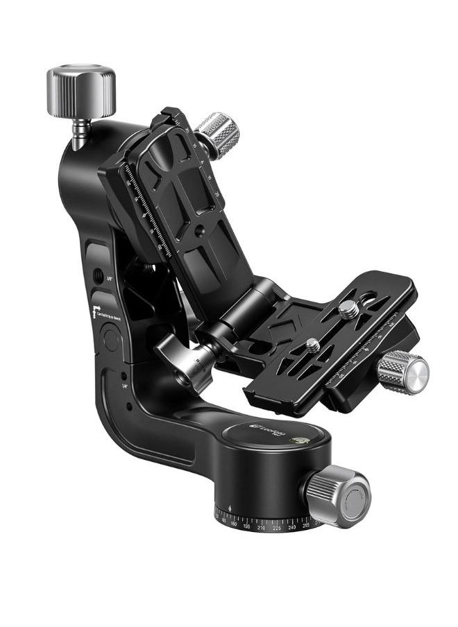 Leofoto - Leofoto PG-2 Gimbal Head Foldable Tripod Head Compact and Portable Arca Compatible - Image 1